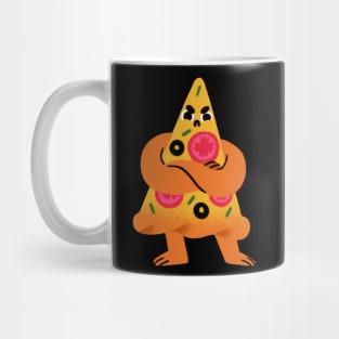 angry pizza Mug